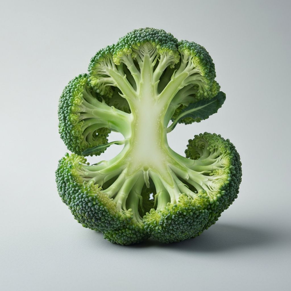 Brokkoli-Florets in Detail